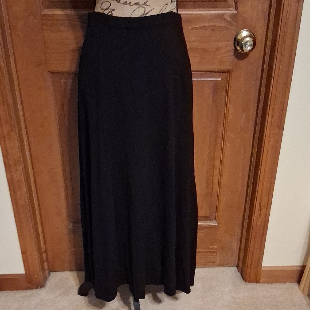 Elegant Chicos Wool Knit Maxi Skirt, VGUC